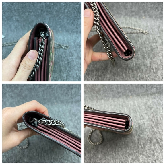 100% Authentic GUCCI Dionysus Brown Canvas Shoulder Bag 599-10924 - Picture 7 of 15